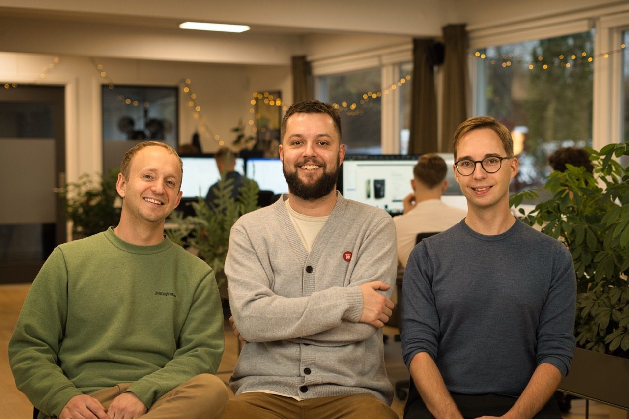 Kontoret hos Marketingfabrikken, hvor holdet arbejder
